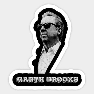 garth brooks // vintage retro (22) Sticker